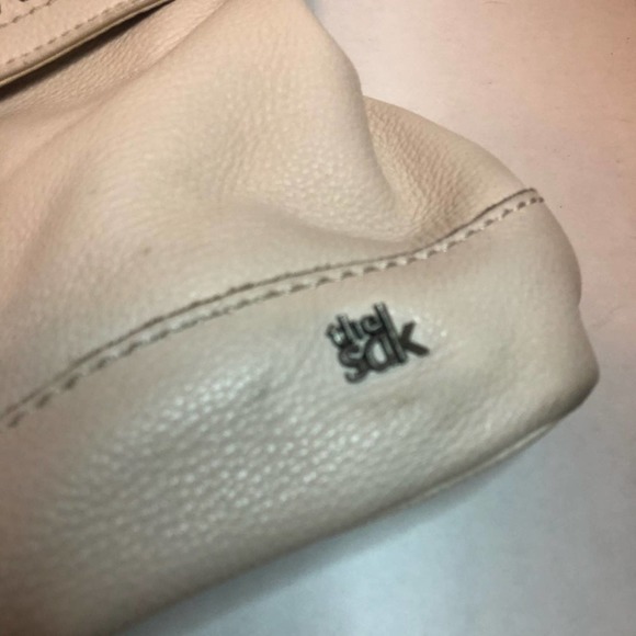 The Sak White Leather Backpack Studded Satchel Bag - Picture 2 of 9